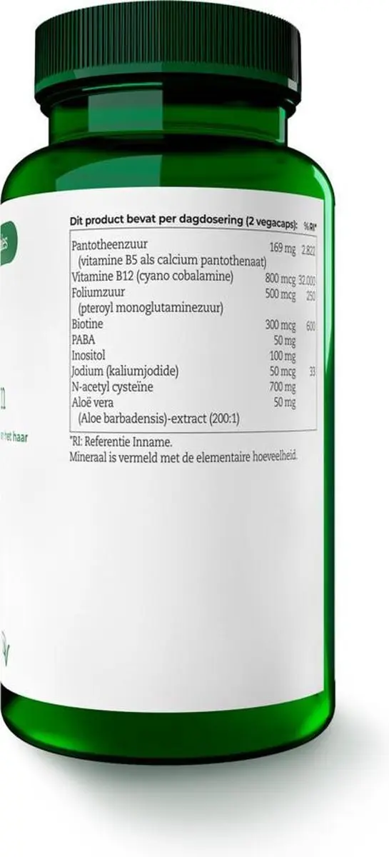AOV 1011 Haarnorm Voedingssupplement 60 Vegacaps