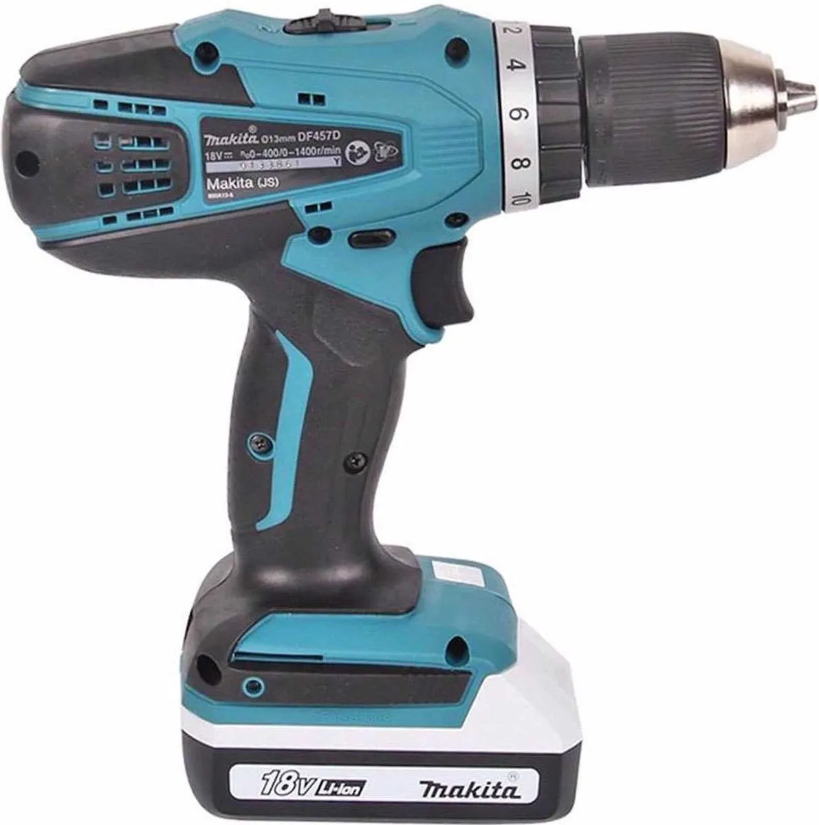 Makita DK18354X1 Combi Kit - 2x Accu 1500mAh + Bitset - afbeelding 6 van 6