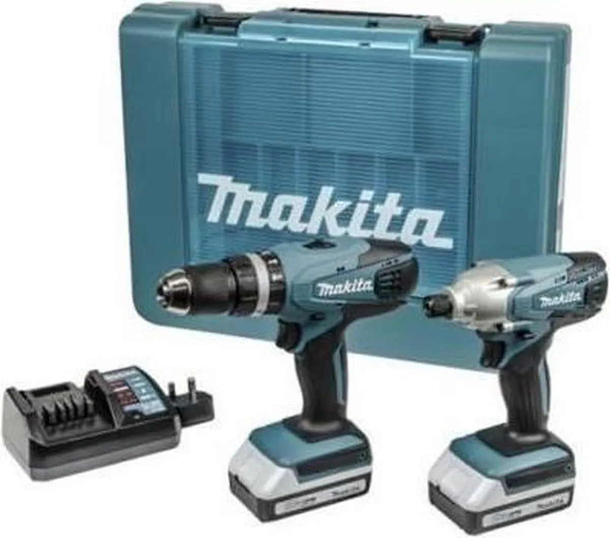 Makita DK18354X1 Combi Kit - 2x Accu 1500mAh + Bitset
