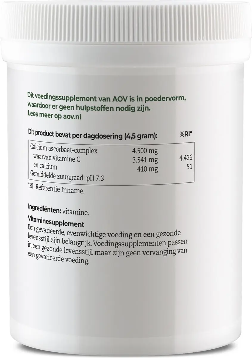 AOV Vitamine C Calcium Ascorbaat 250g