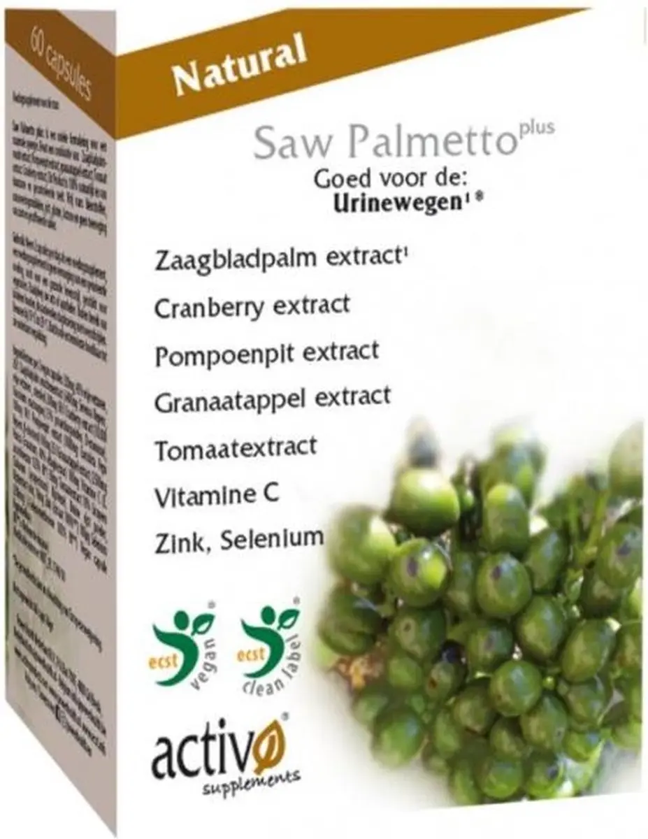 Activo Saw Palmetto Plus Capsules 60 Stuks