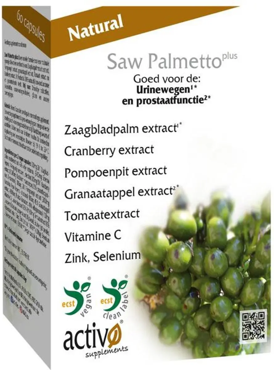 Activo Saw Palmetto Plus Capsules 60 Stuks