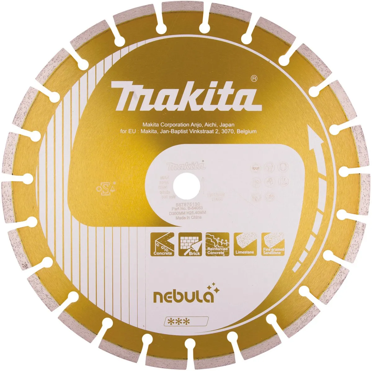Makita Diamantschijf B-54053 350x25,4mm