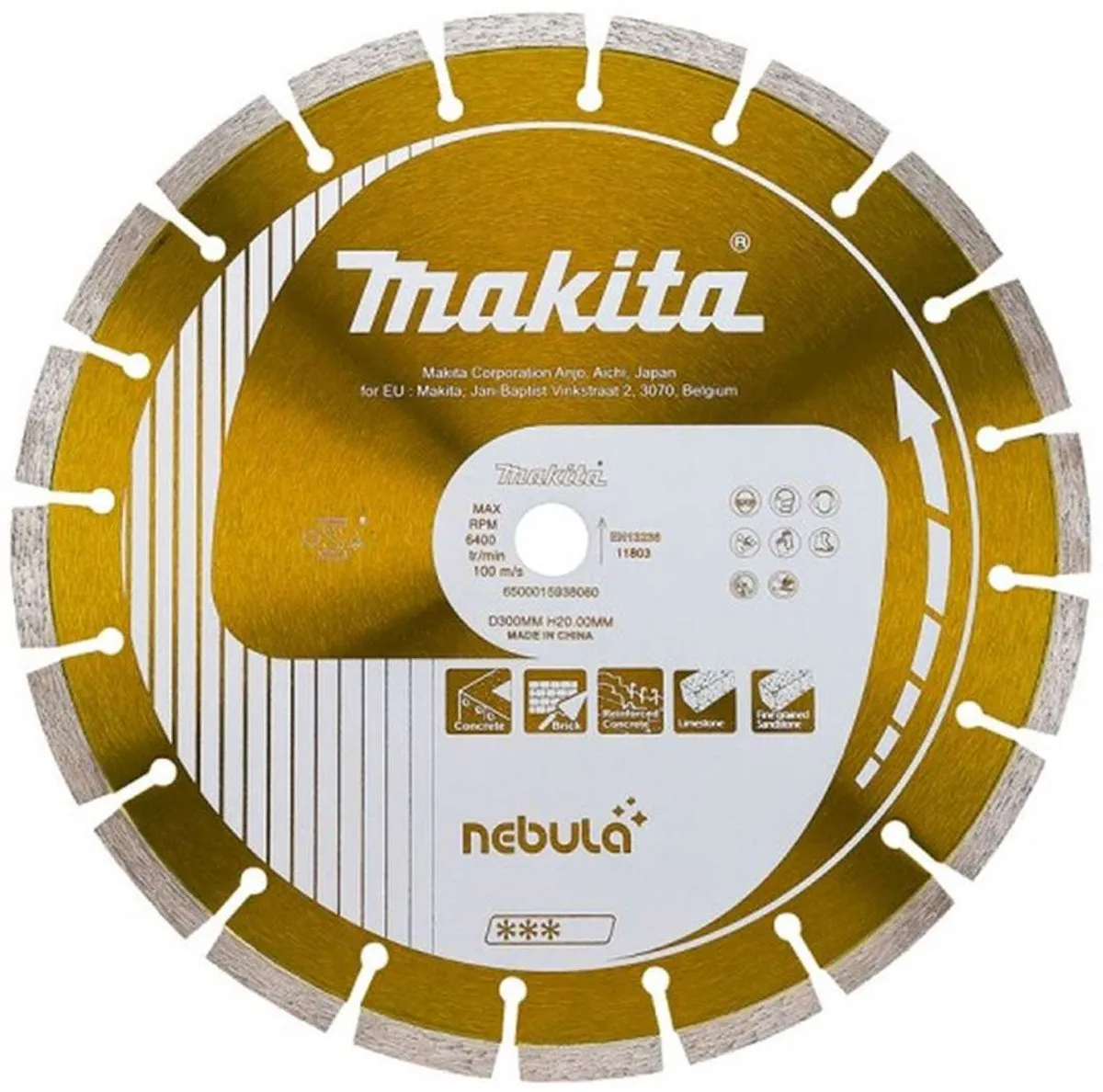 Makita Diamantschijf B-54053 350x25,4mm - Oranje