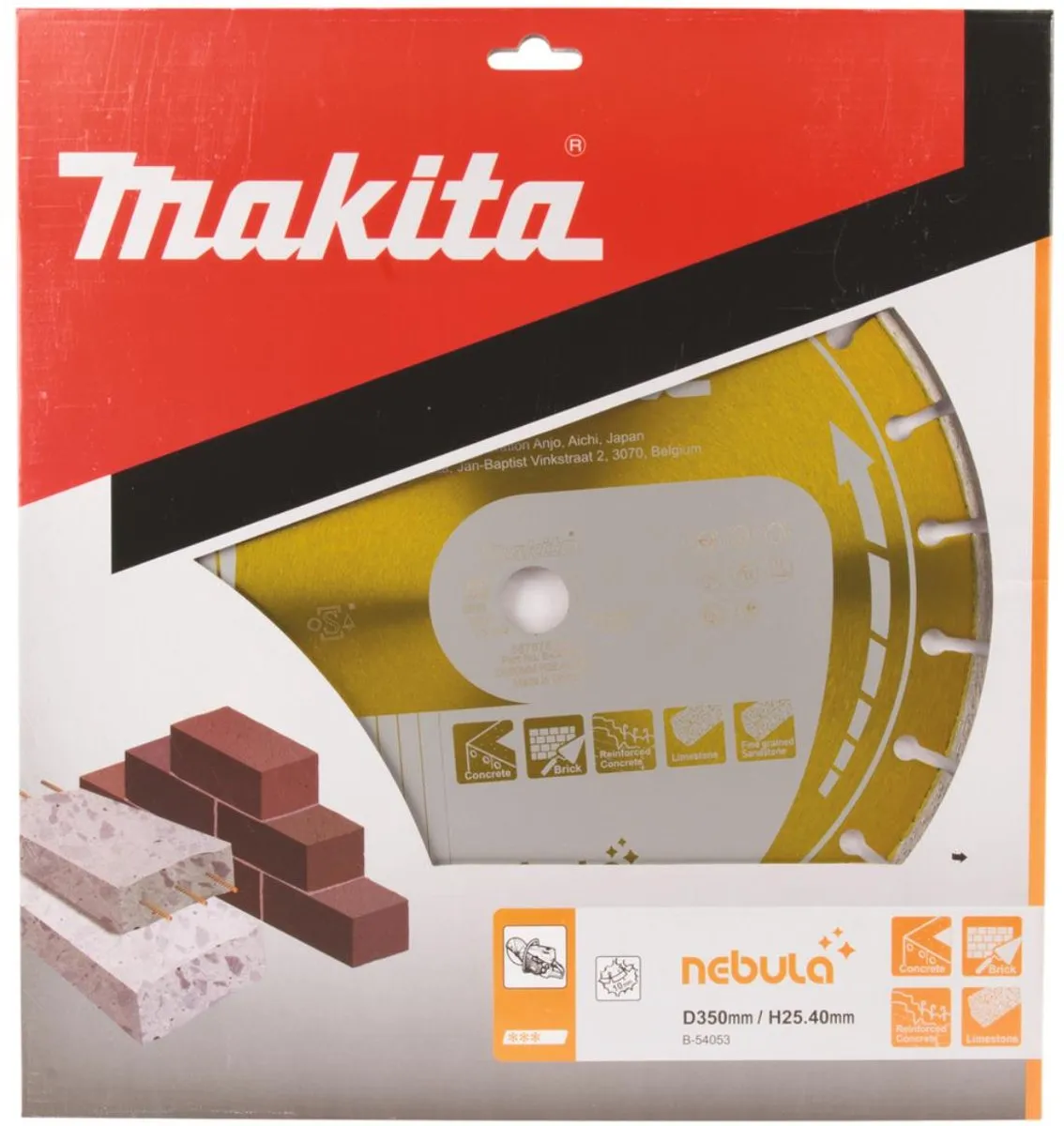 Makita Diamantschijf B-54053 350x25,4mm - Oranje