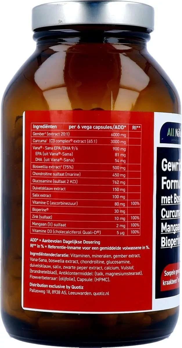 All Natural Gewrichten Formule 228 Capsules