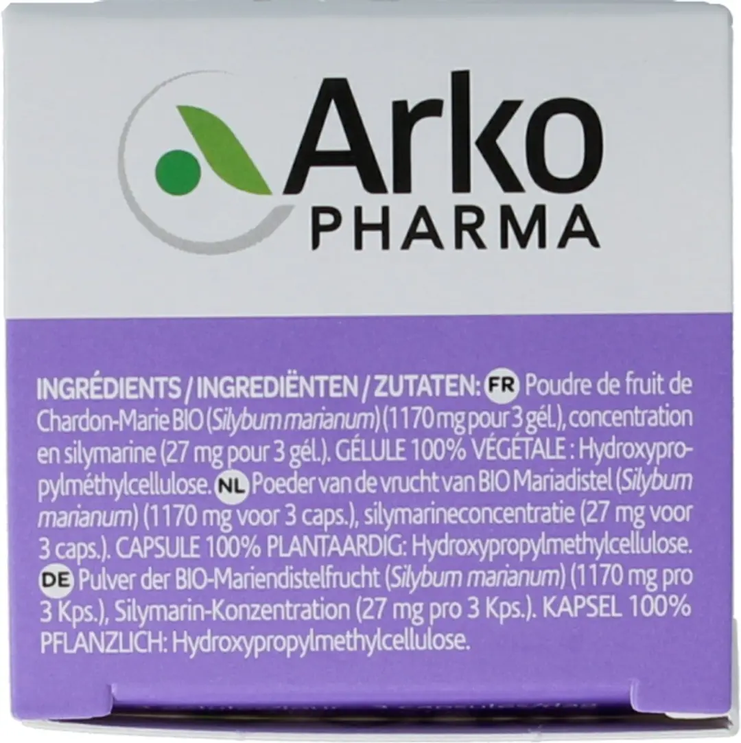 Arkopharma Arkocaps Mariadistel Voedingssupplement 45 Capsules