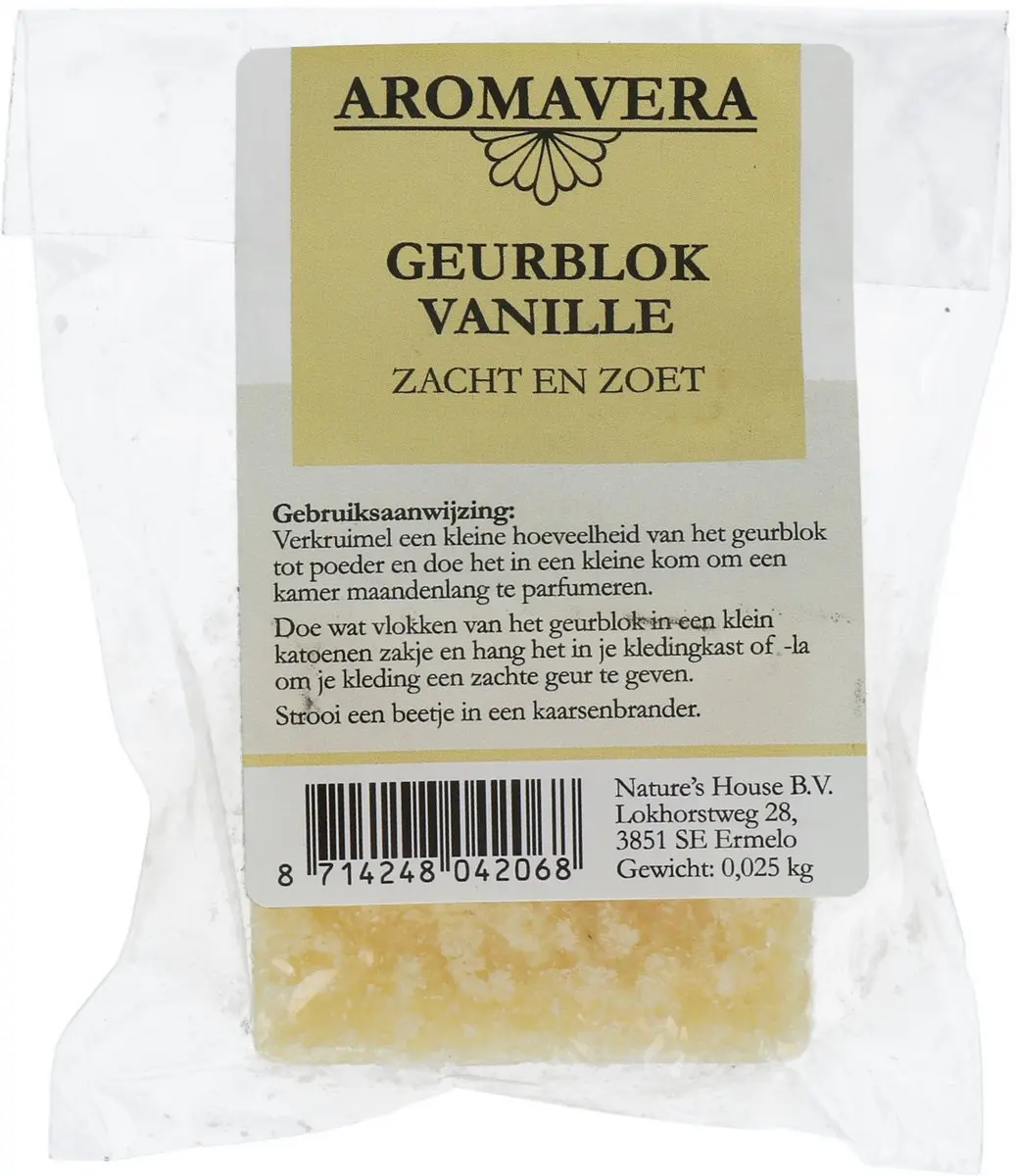 Aroma Vera Amberblokje Vanille 25ml