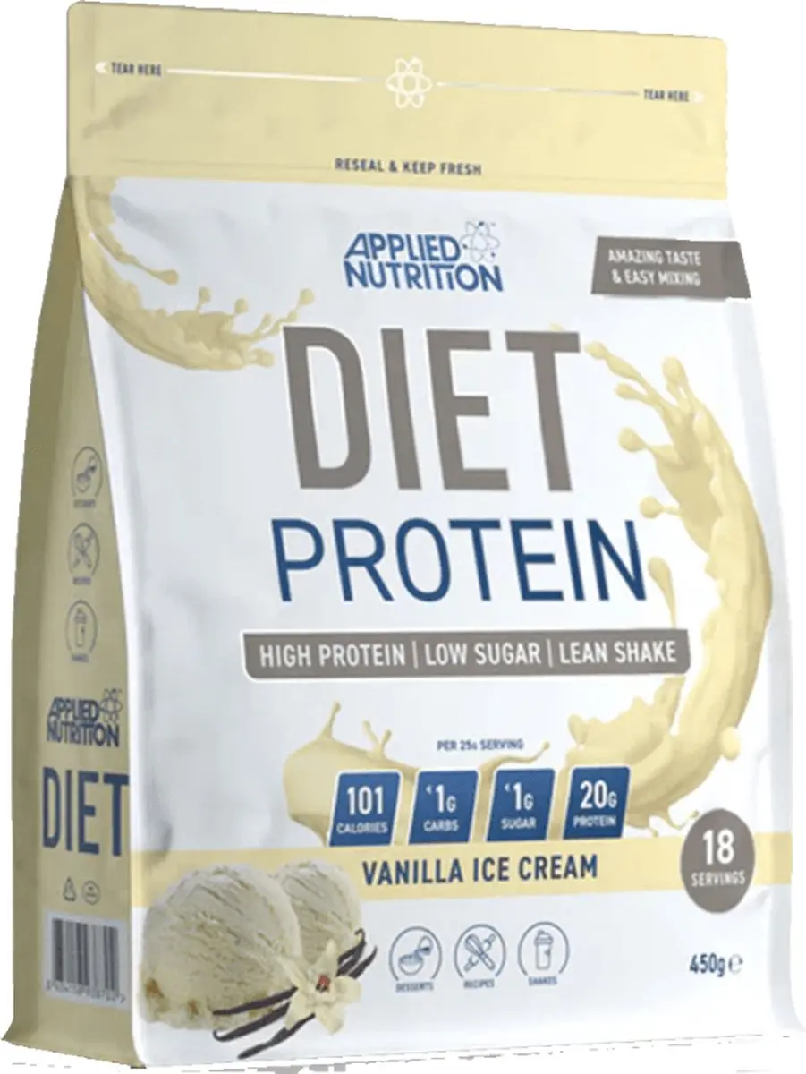 Applied Nutrition Diet Whey 450g Vanille IJsroom