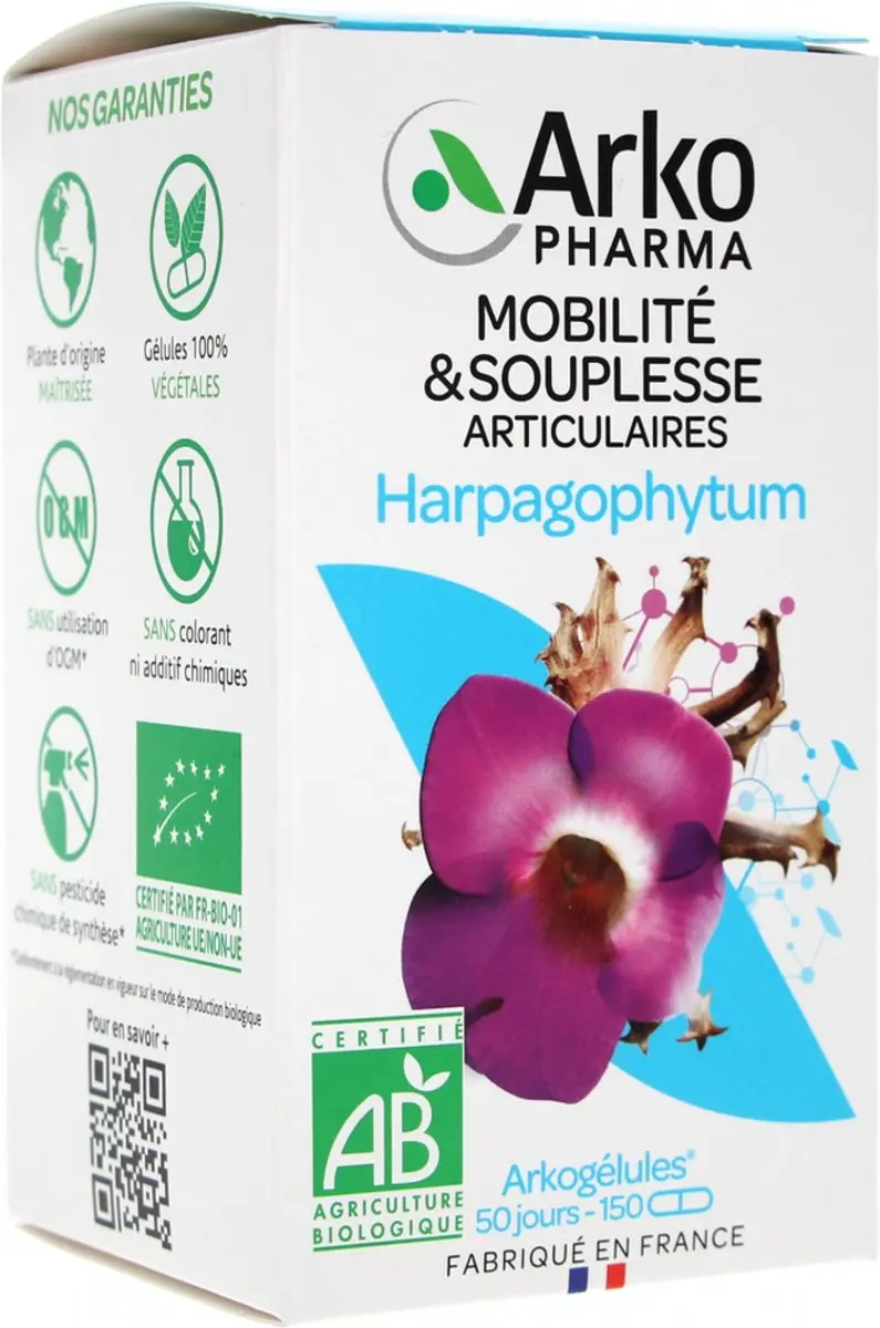 Arkopharma Arkogélules Harpagophytum Bio 150 Stuks
