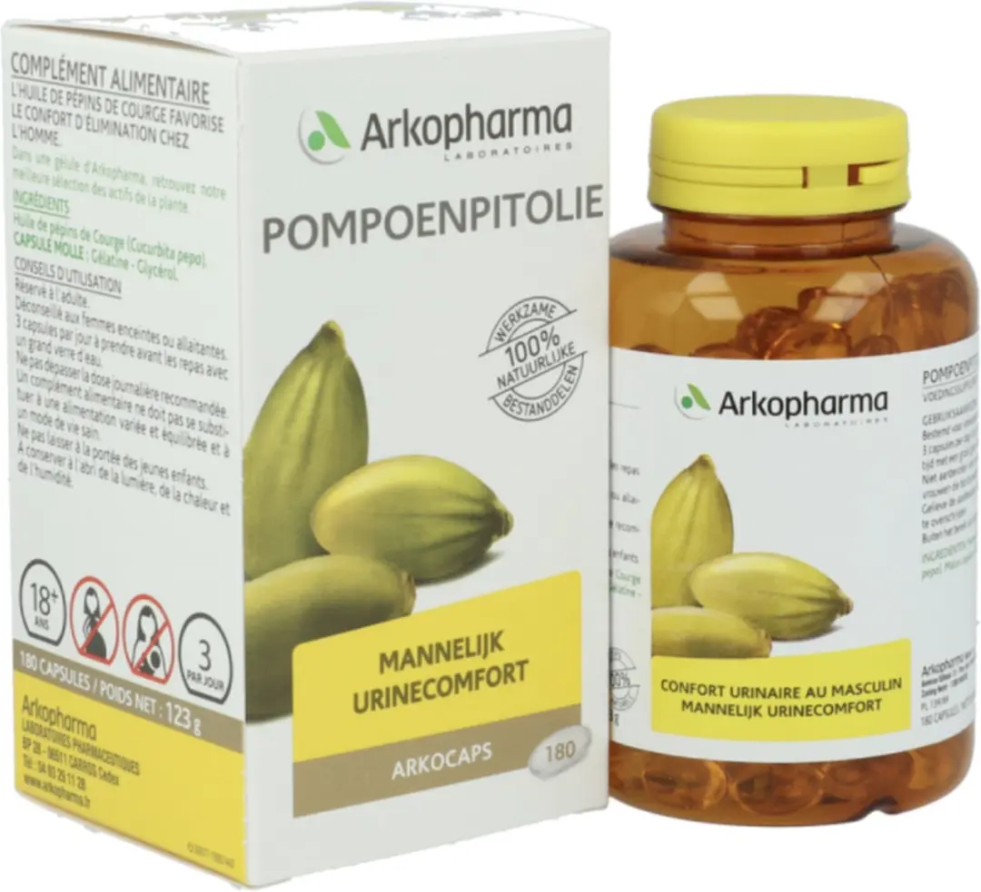 Arkopharma Pompoenpitolie 180 Capsules