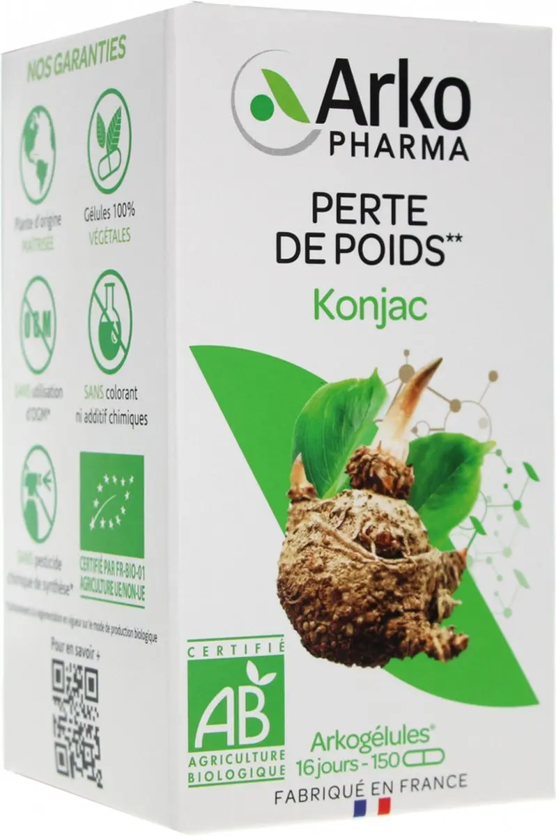 Arkopharma Konjac Bio Capsules 150 Stuks - 50 Dagen