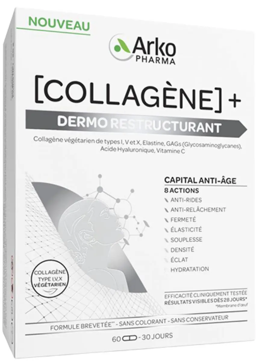 Arkopharma Collagène Dermo-Restructurant 60 Capsules