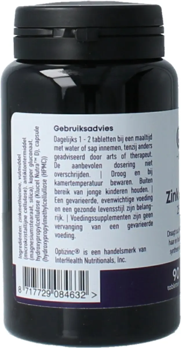 Cellcare Zink L-methionine 90 tabletten