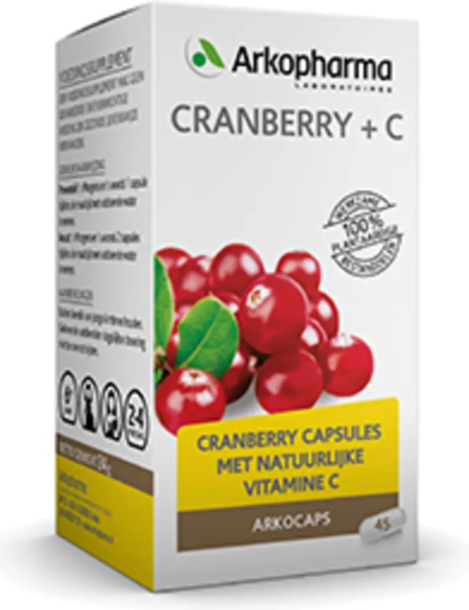 Arkopharma Arkocaps Cranberry + C 45 Capsules