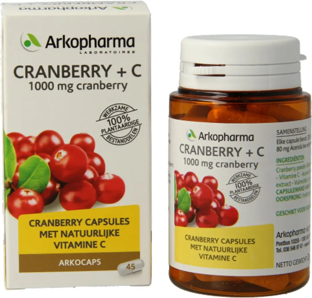 Arkopharma Arkocaps Cranberry + C 45 Capsules