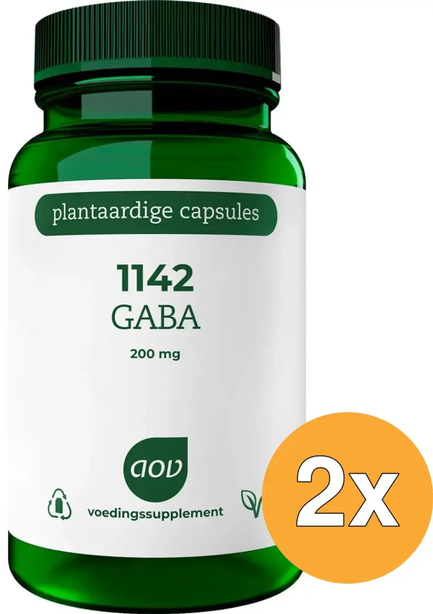 AOV GABA 120g - 2x60 Vegacapsules