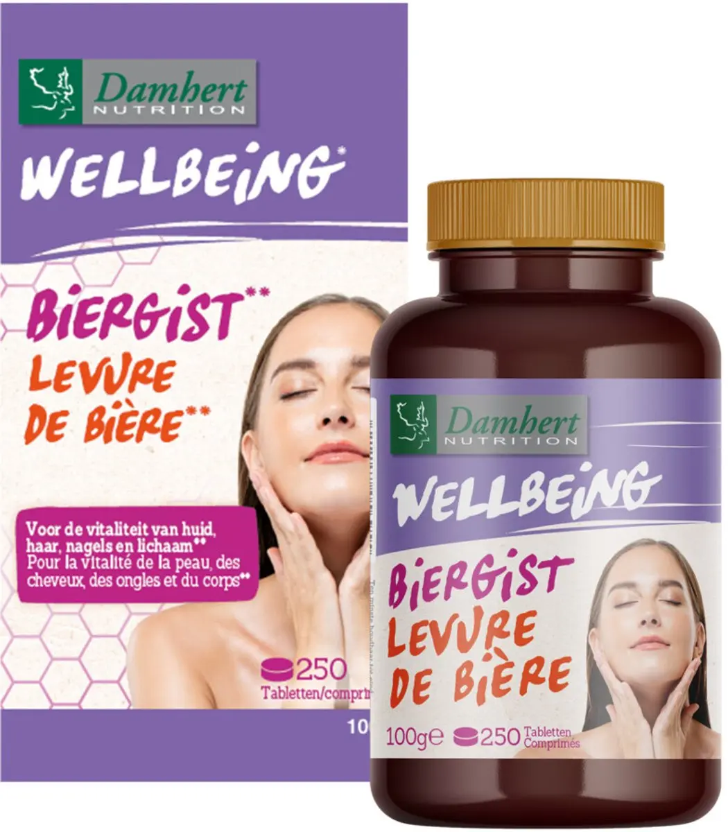 Damhert Wellbeing Biergist 250 Tabletten