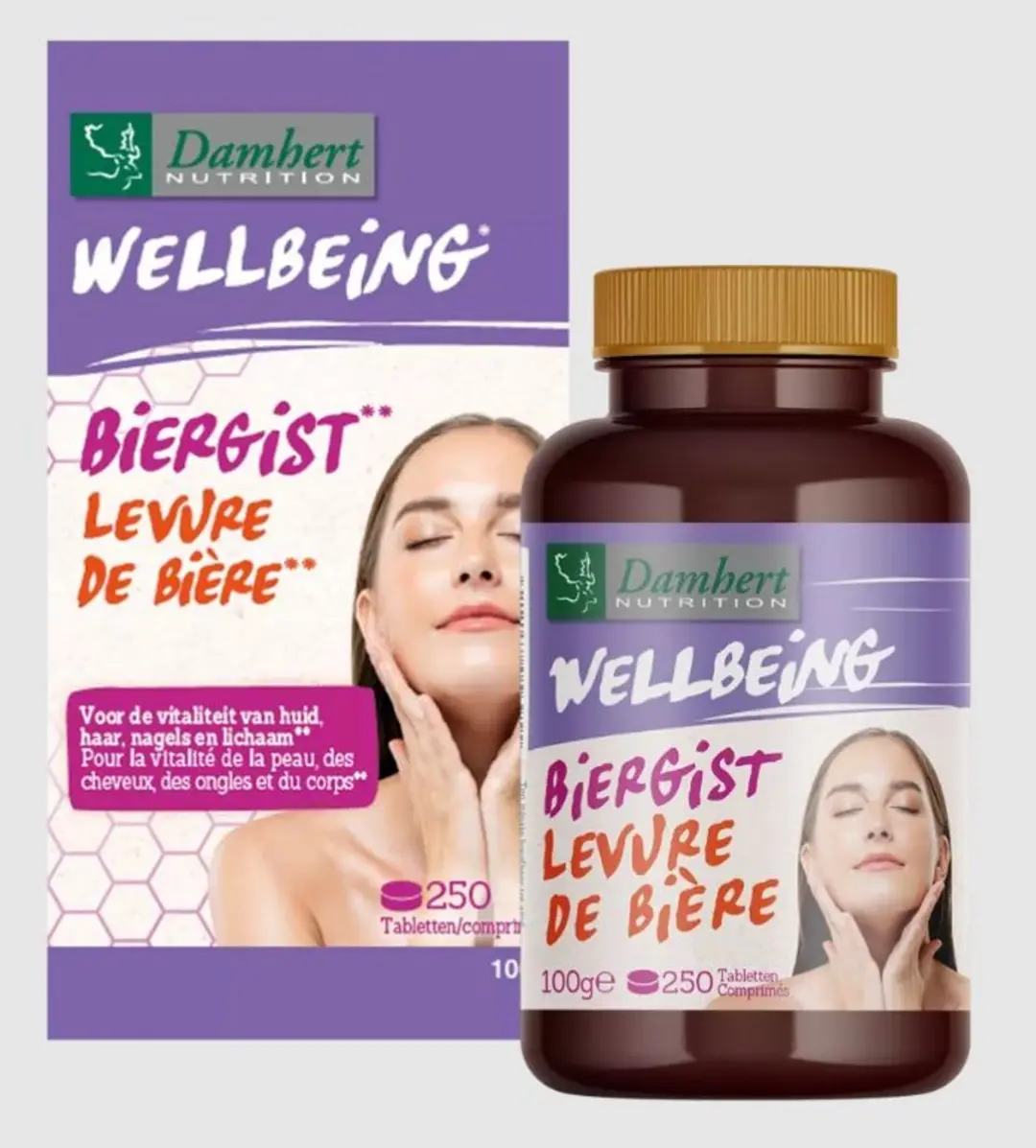 Damhert Wellbeing Biergist 250 Tabletten