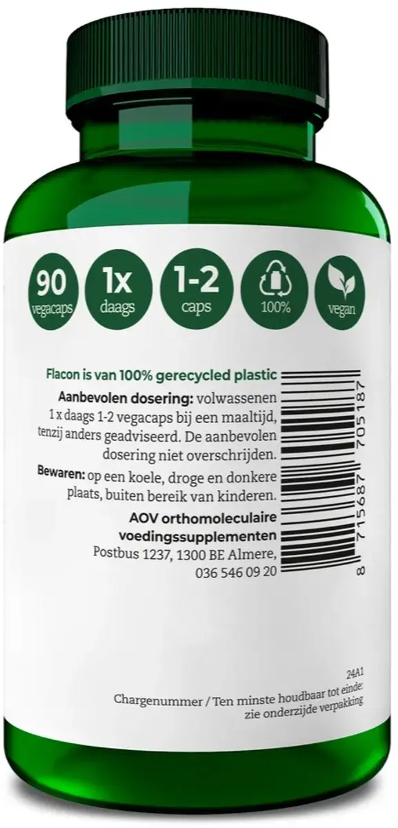 AOV Magnesium Malaat & Citraat 518 - 90 Capsules