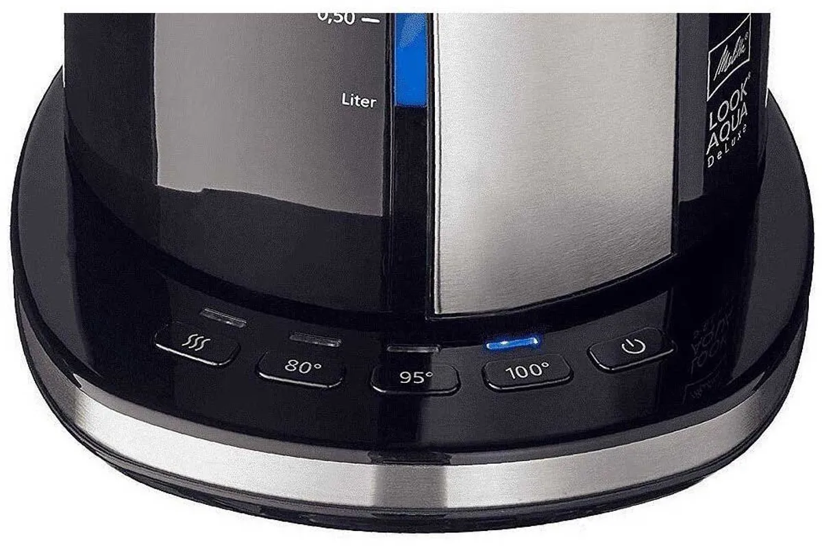 Melitta Look Aqua Deluxe Waterkoker 1,7L - 2400W - Zwart