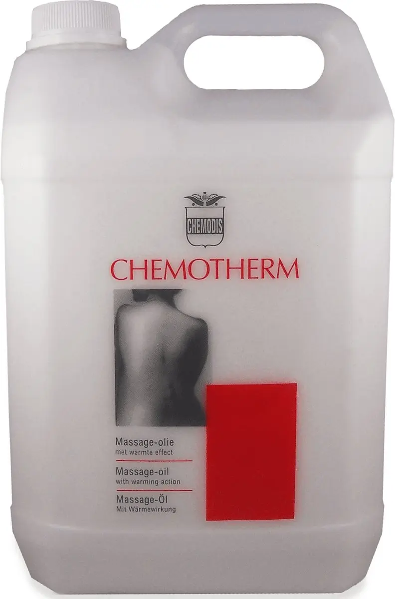Chemotherm Massageolie Verwarmend 500ml - Rood