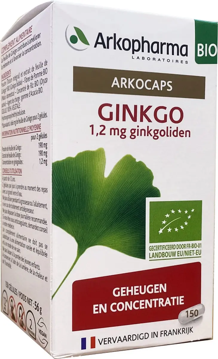 Arkopharma Ginkgo Bio 150 Capsules