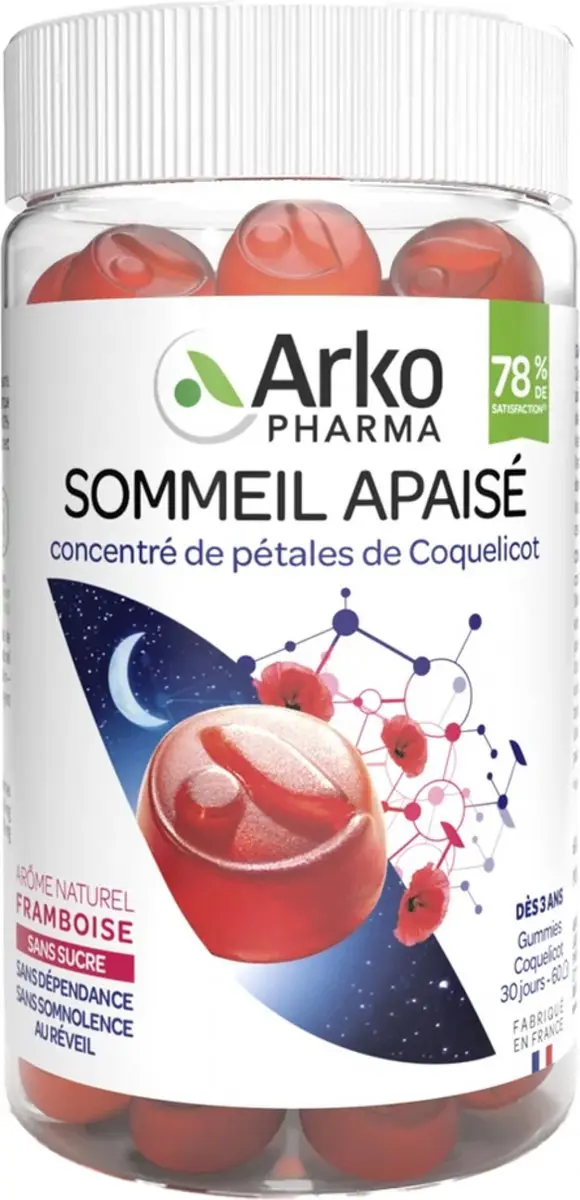 Arkopharma Gekalmeerde Slaap Gummies 60 Stuks