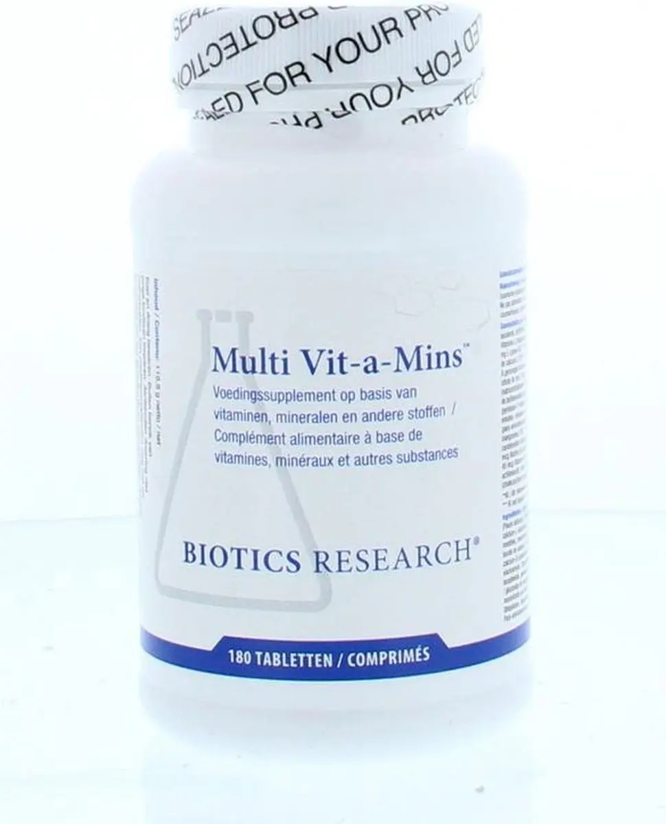 Biotics Research Multi Vit a Mins 180 Tabletten