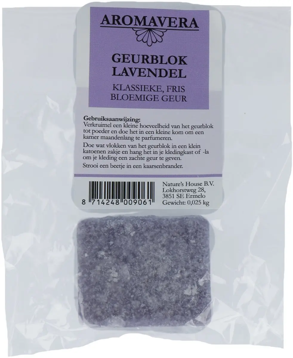 Aroma Vera Amberblok Lavendel 25g