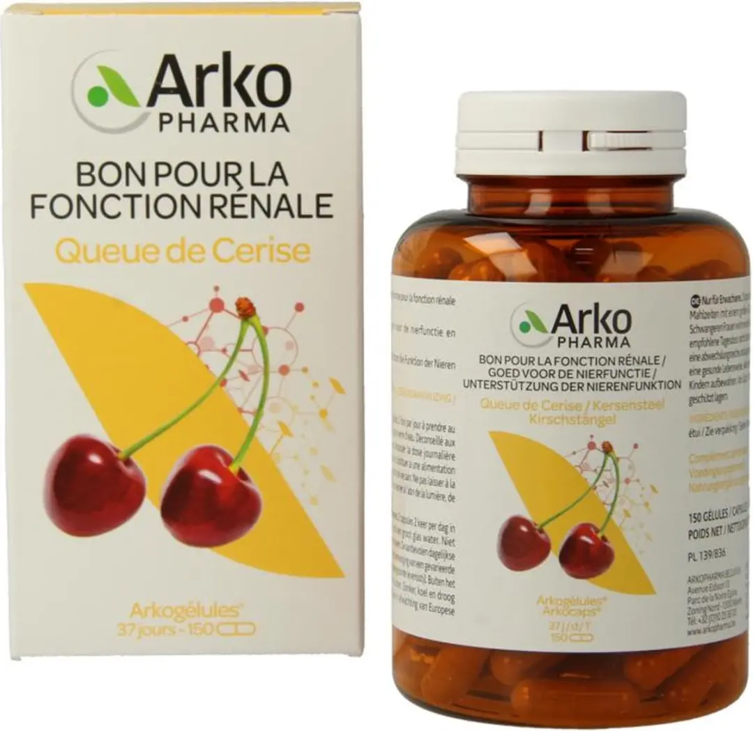 Arkopharma Kersensteel Capsules 150 Stuks