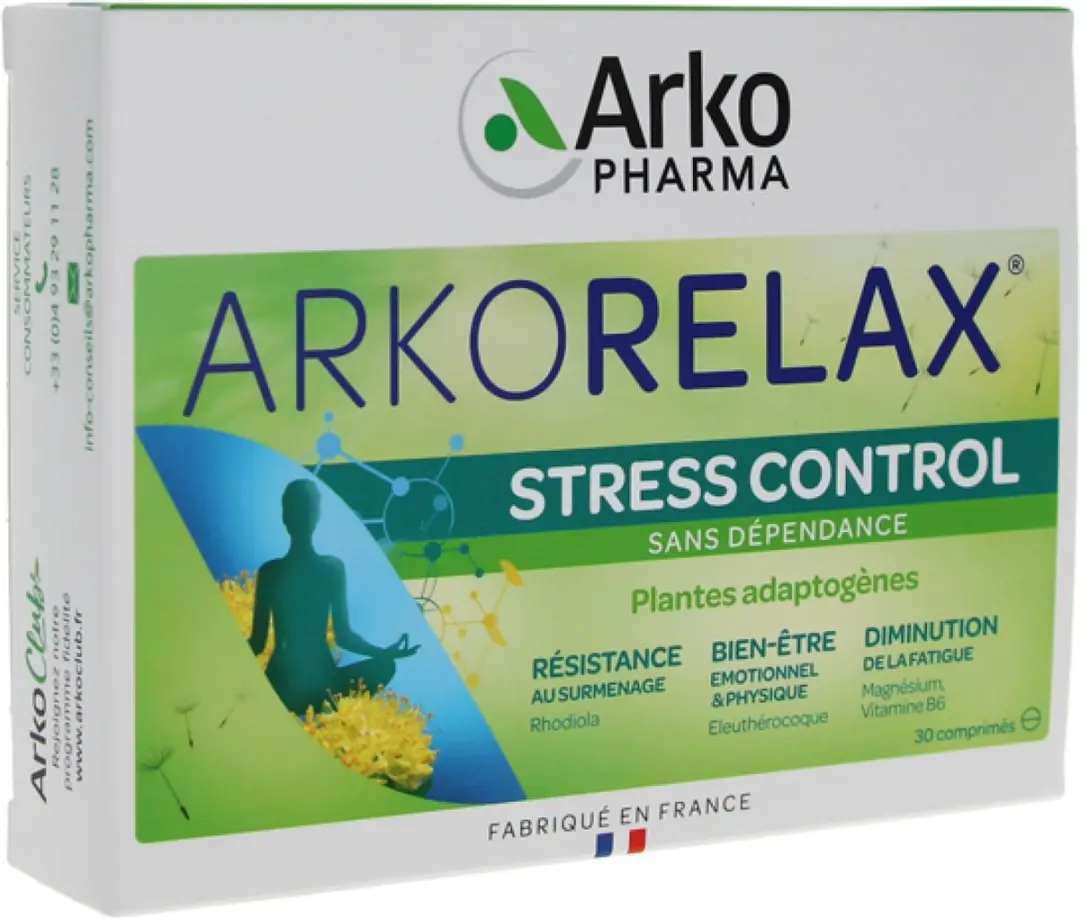 Arkopharma Arkorelax Stress Control Comp 30