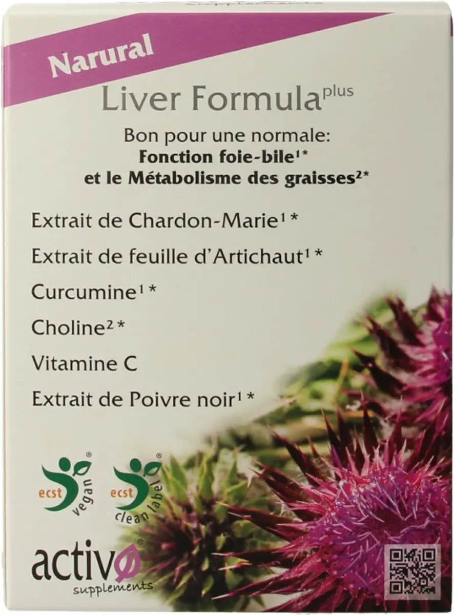 Activo Liver Formula Plus Capsules - 60 Stuks
