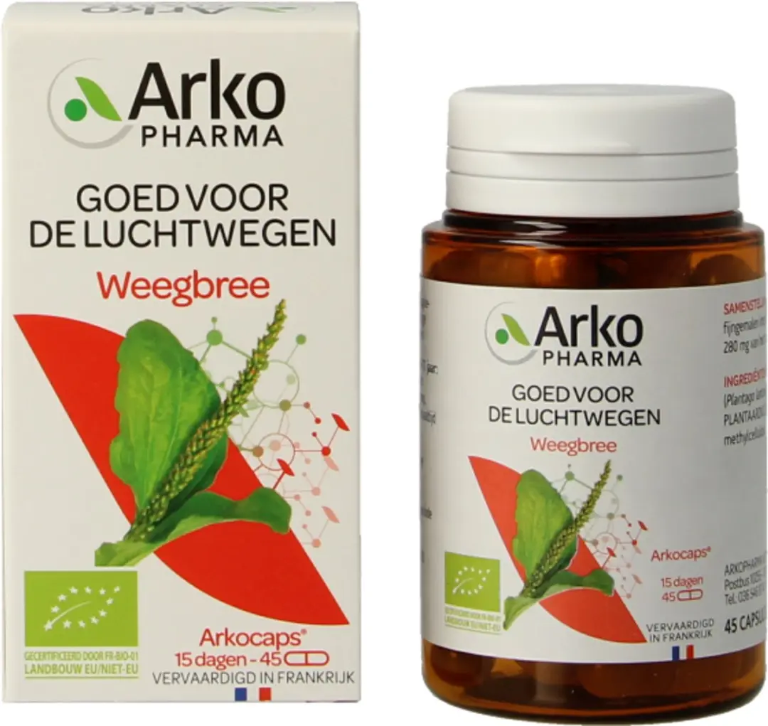Arkocaps Weegbree Voedingssupplement 45 Capsules