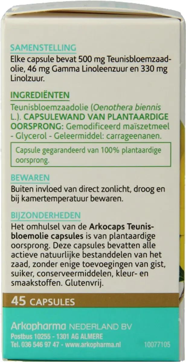 Arkopharma Arkocaps Teunisbloemolie 45 Capsules