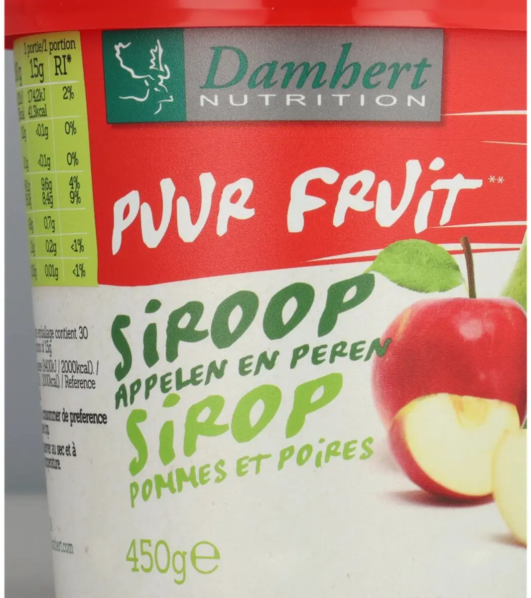 Damhert Appel-Peren Siroop 450g