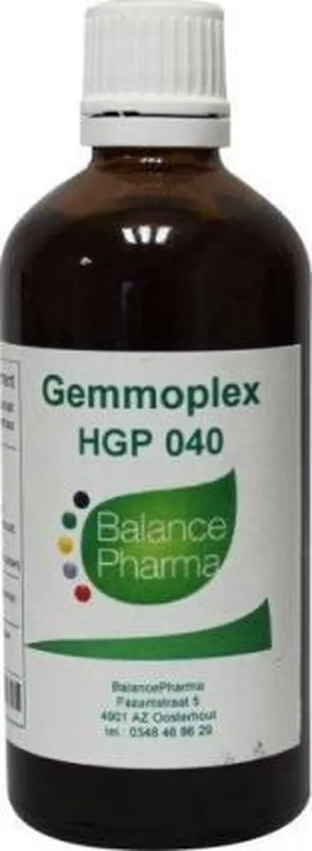 Balance Pharma Gemmoplex HGP040 Diep Lymph - 100ml