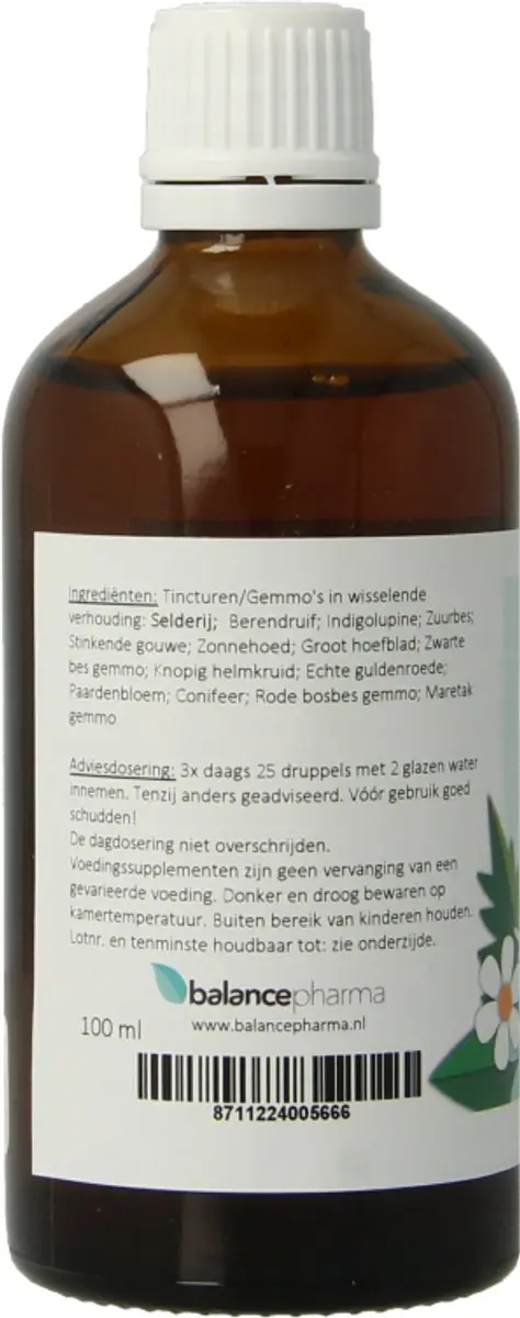 Balance Pharma Gemmoplex HGP040 Diep Lymph - 100ml