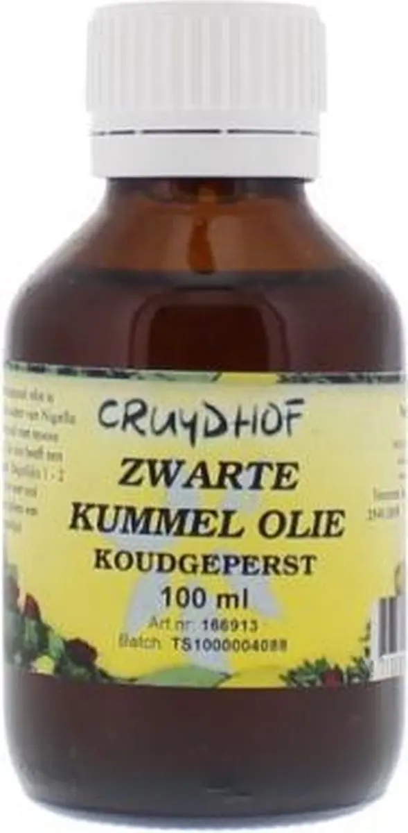 Cruydhof Zwarte Komijnolie Koudgeperst 100ml