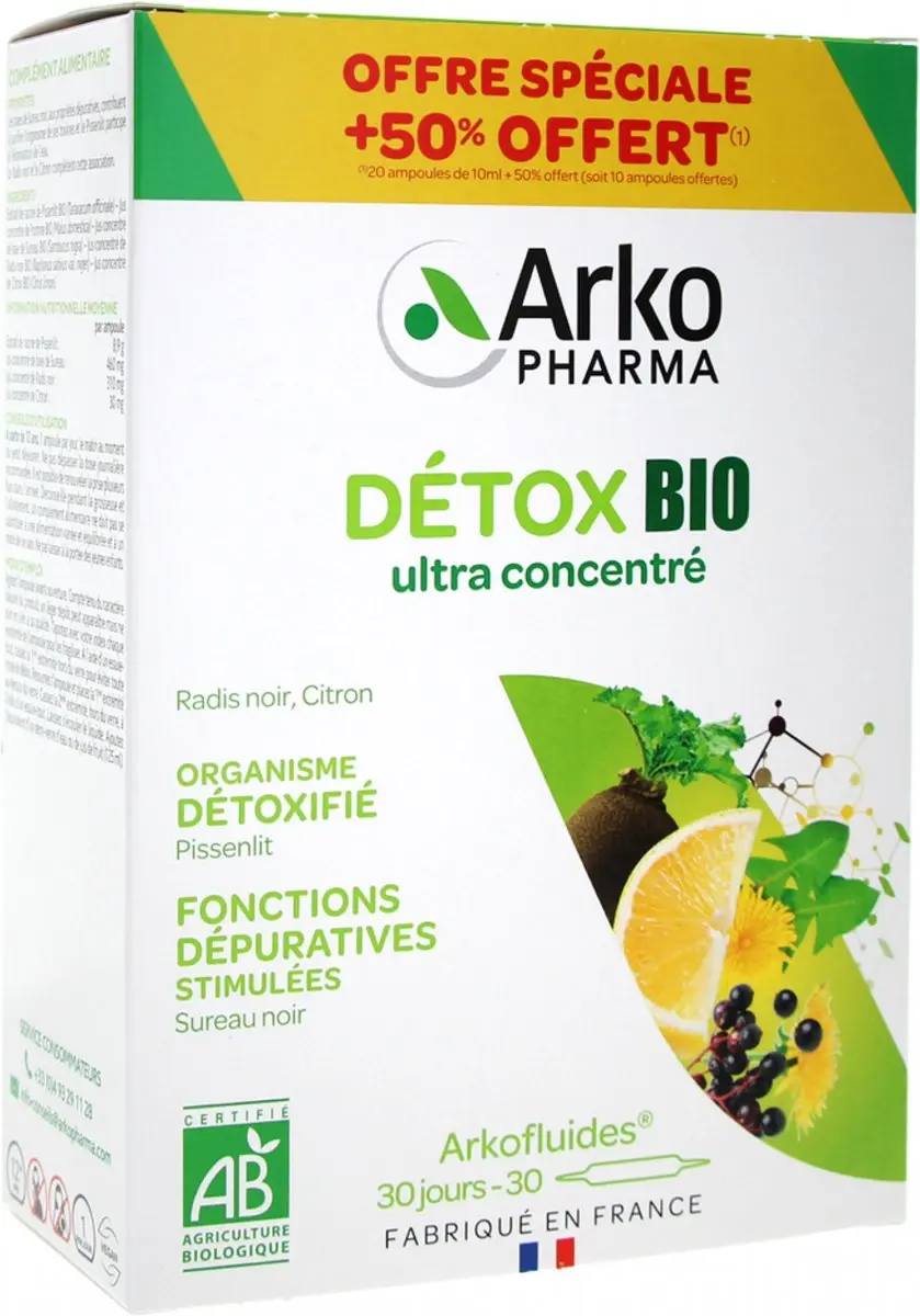 Arkopharma Arkofluides Détox Bio 300ml