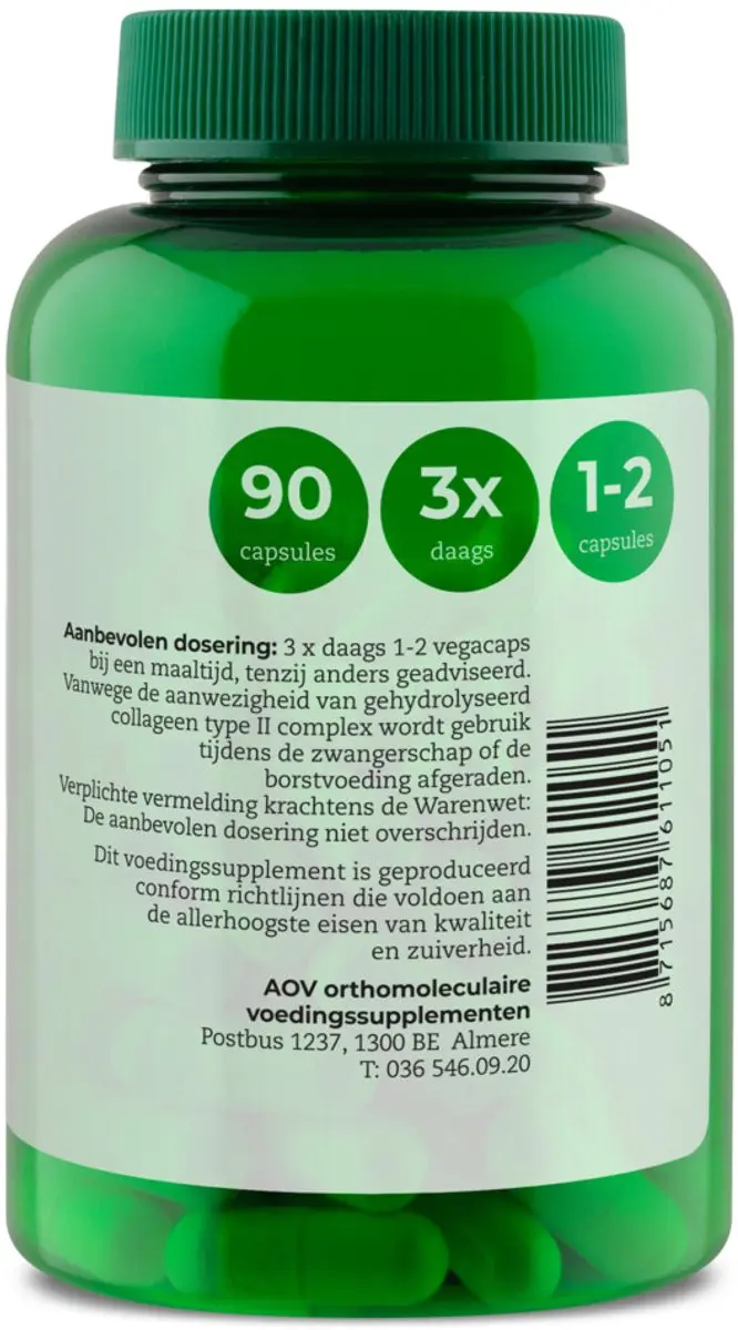 AOV Collageen Type II 90 Vegacaps