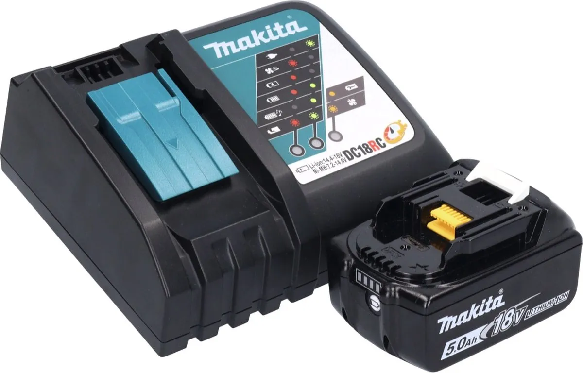 Makita DVC750LZ Accustofzuiger LXT 18V - 67 mbar - 7,5L - Groen