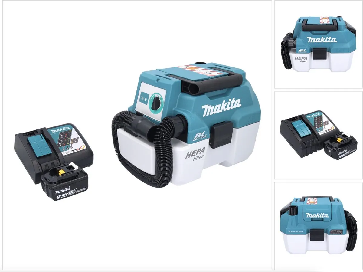 Makita DVC750LZ Accustofzuiger LXT 18V