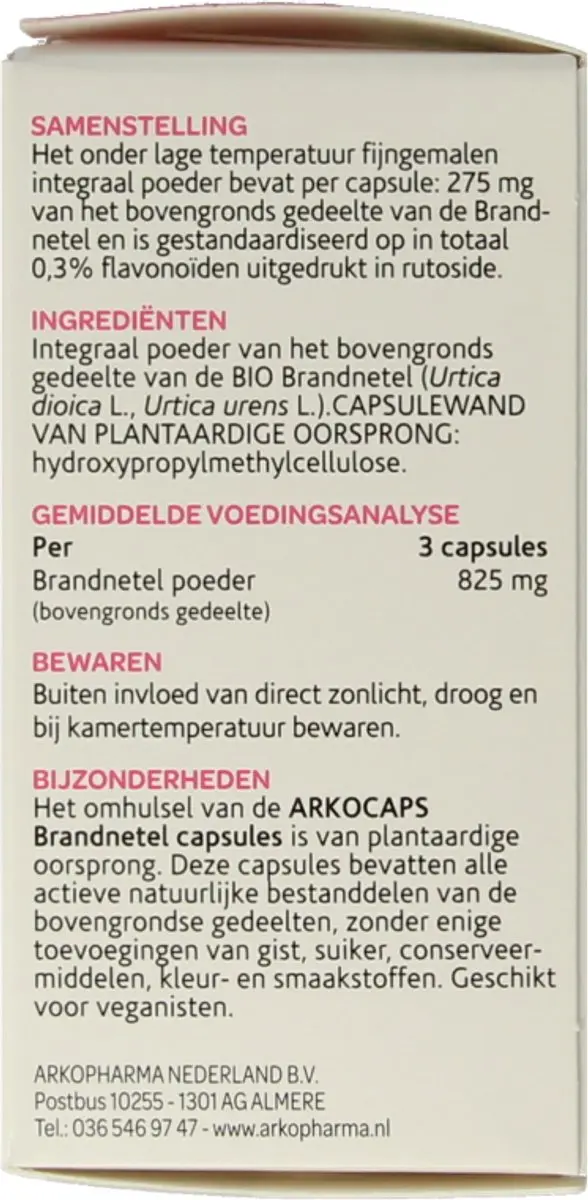 Arkopharma Arkocaps Brandnetel 45 Capsules