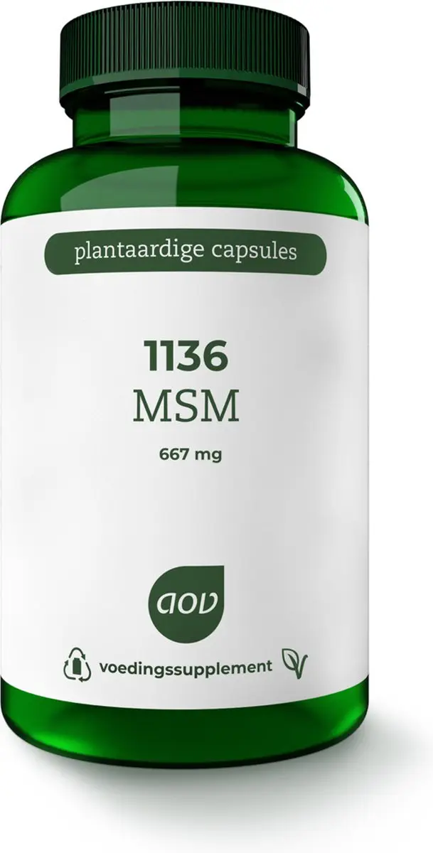 AOV MSM 1136 Zwavel Voedingssupplement 90 Vegacaps