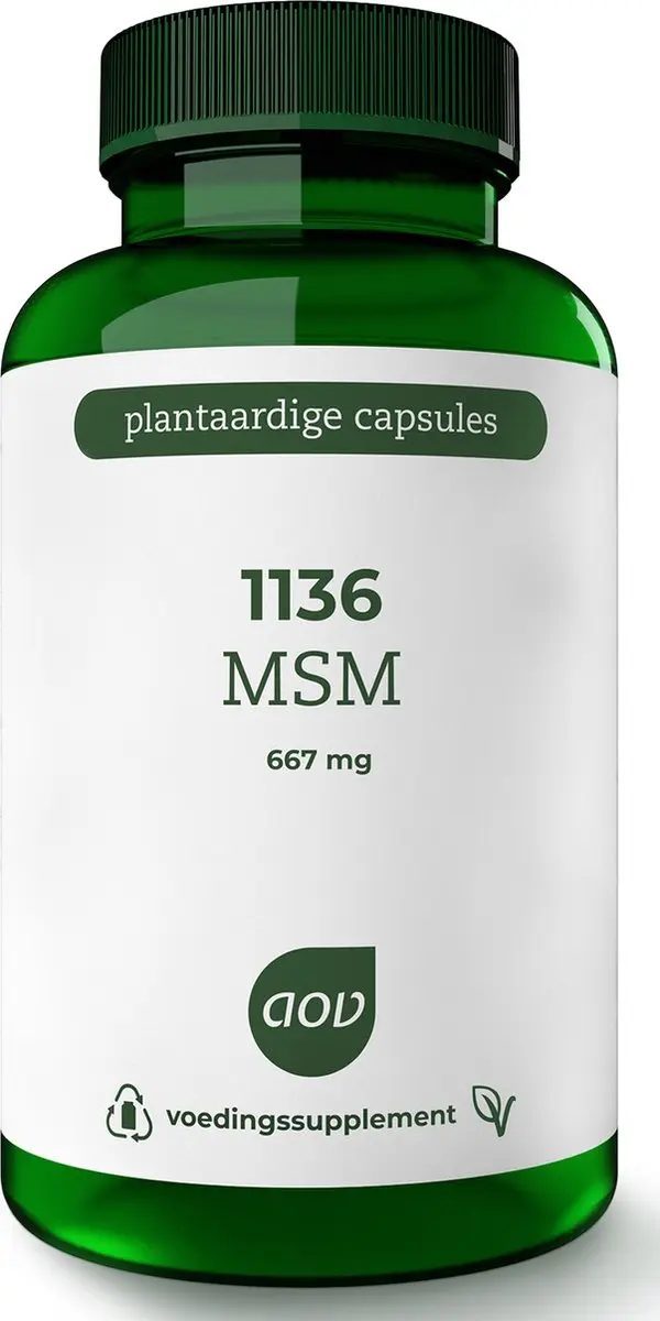 AOV MSM 1136 Zwavel Voedingssupplement 90 Vegacaps