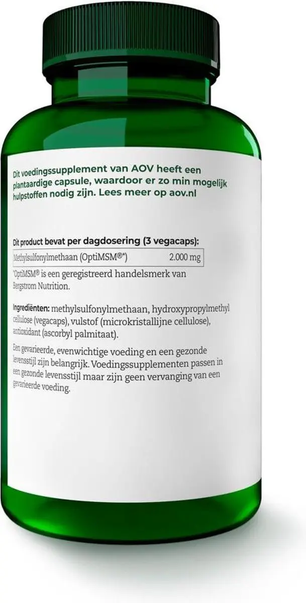 AOV MSM 1136 Zwavel Voedingssupplement 90 Vegacaps