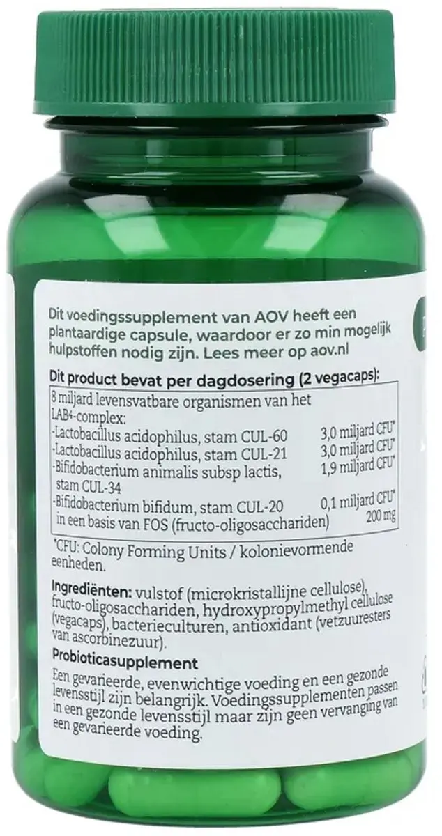 AOV Biotica Voedingssupplement 60 Vegacaps