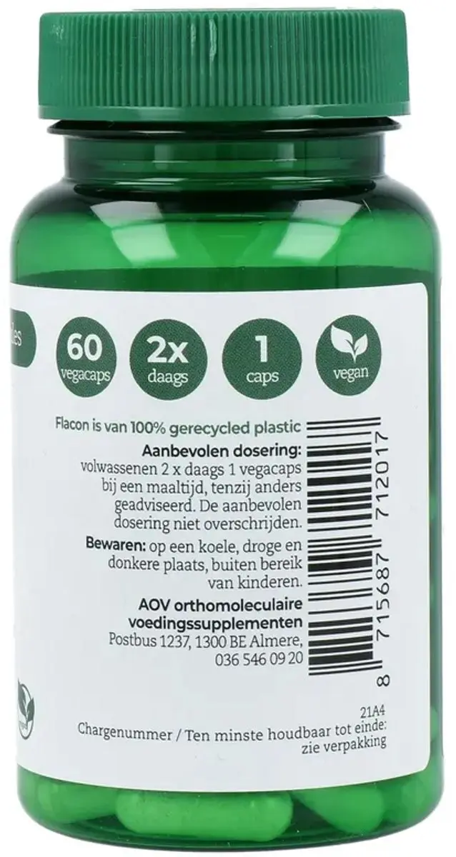 AOV Biotica Voedingssupplement 60 Vegacaps