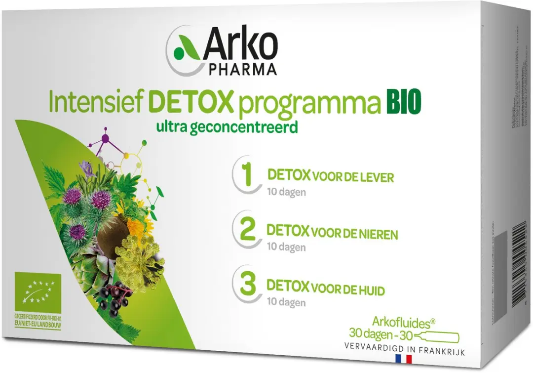 Arkopharma Intensief Detox Programma Bio Drinkampullen 450ml
